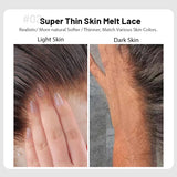 AMZHAIR Raw Vietnamese Hair Highlight Color Bone Straight 4x4 Lace Closure Wigs Human Hair 4/27# Colored 13x4 13x6 Hd Transparent Lace Frontal Wigs for Black Women