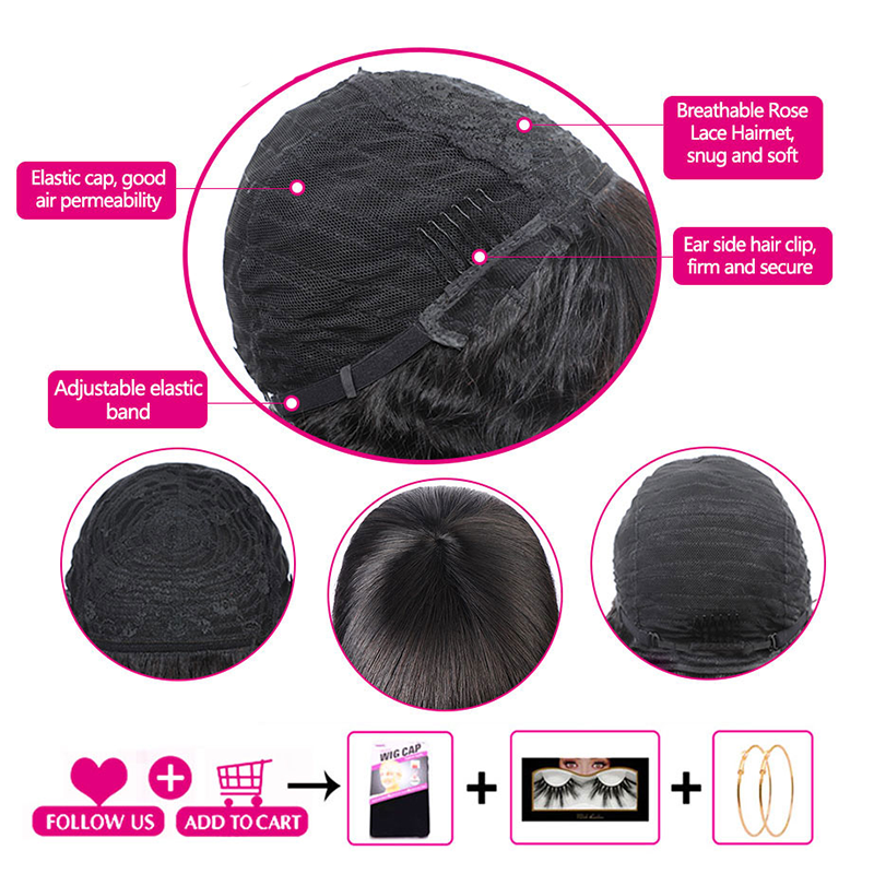 Trending Style Machine Made Wigs With Bangs Kinky Curly Human Hair High Density 180% Soft and Bouncy