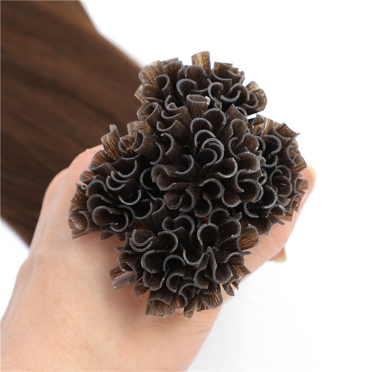 AMZHAIR New Arrival U-tip Human Hair Extensions Virgin Cuticle Aligned Malaysian Remy Hair