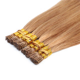 AMZHAIR New Arrival Italian Keratin I Tip Virgin Cuticle Aligned Human Hair Extensions