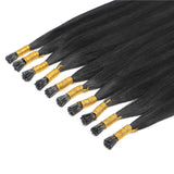 AMZHAIR New Arrival Italian Keratin I Tip Virgin Cuticle Aligned Human Hair Extensions
