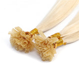 AMZHAIR New Arrival U-tip Human Hair Extensions Virgin Cuticle Aligned Malaysian Remy Hair