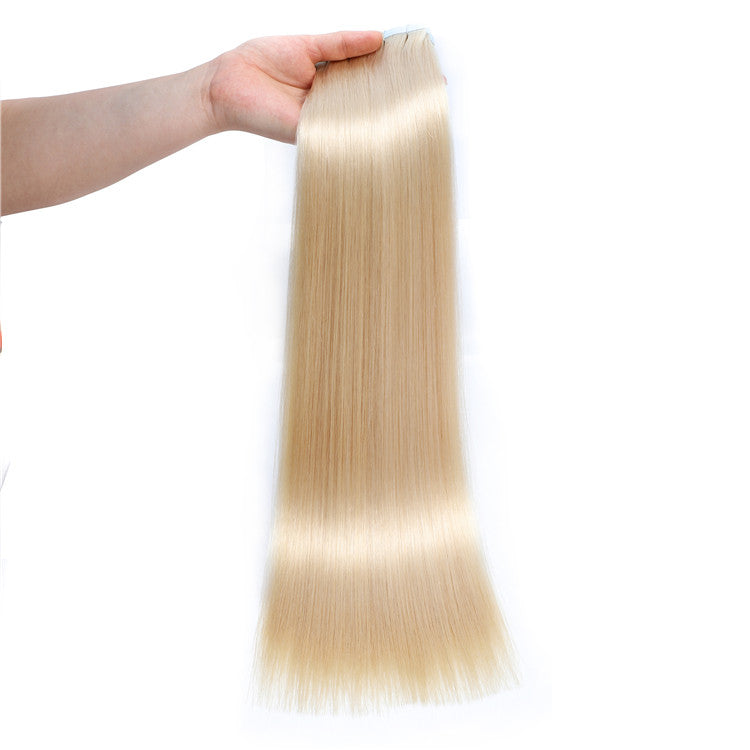 AMZHAIR New Arrival Tape In Virgin Cuticle Aligned Human Hair Extensions For Caucasian Women