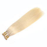 AMZHAIR New Arrival Nano Ring Human Hair Extensions Light Color Virgin European Hair Extension