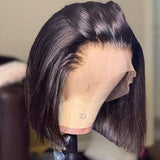 Pre Plucked Pixie Side Part Straight Bob Lace Frontal Wig HD Lace 180% Density
