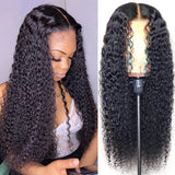 High Qualtiy Kinky Curly Lace Closure Wig 180% Density Human Hair Virgin Hair