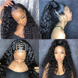 Perfect HD Pre Plucked  Full Lace Wig Wet And Wavy Water Wave High Density