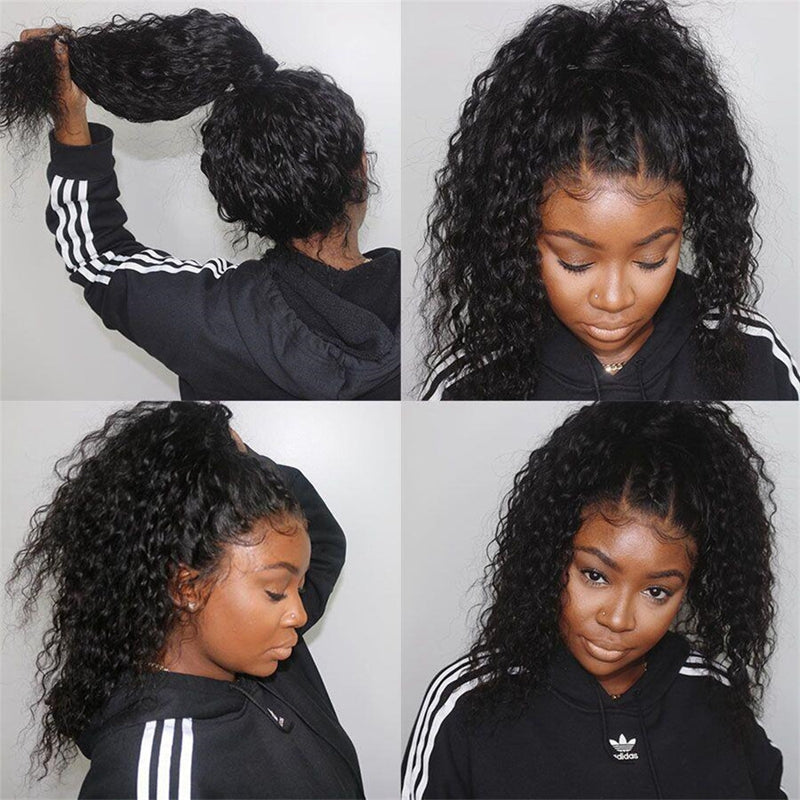 Perfect HD Pre Plucked  Full Lace Wig Wet And Wavy Water Wave High Density