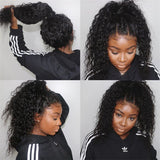 Perfect HD Pre Plucked  Full Lace Wig Wet And Wavy Water Wave High Density