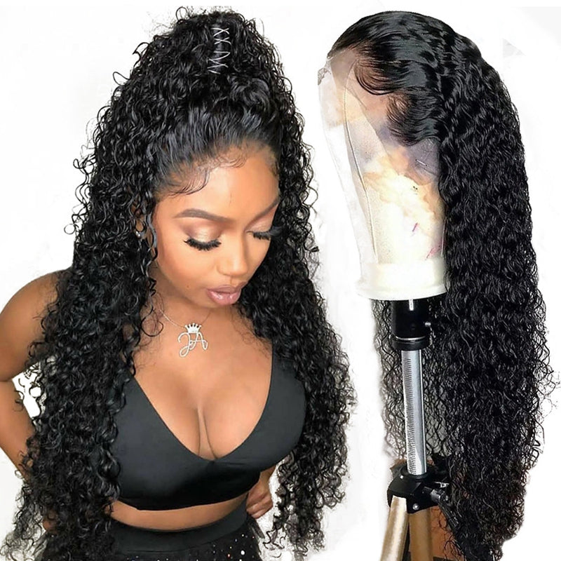 Perfect HD Pre Plucked  Full Lace Wig Wet And Wavy Water Wave High Density