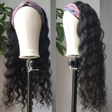 Affordable Deep Wave Headband Wig High Density Human Virgin Hair