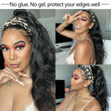 Body Wave Affordable Headband Wig 180% Density High Quality Human Hair