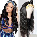 Affordable Body Wave Headband Wig 180% Density High Quality 100% Human Hair Wig