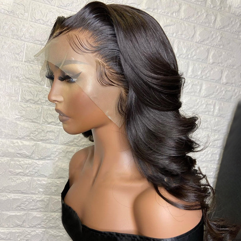 180% Density Pre Plucked HD Lace Wigs 13X4 Lace Frontal Loose Wave Human Hair