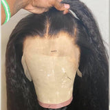 Yaki Kinky Straight 13x4 HD Lace Front Human Hair Wig Pre Plucked 180% Density