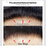 Wholesale Raw Brazilian Hair4/27# Piano Color Stripes Highlight Human Hair HD 13x4 Lace Wig Natural Straight Wave for Black Women