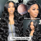 AMZHAIR Raw Vietnamese Hair Natural Color Body Wave 4x4 Lace Closure Wigs Human Hair Black Colored 13x4 13x6 Hd Transparent Lace Frontal Wigs for Black Women