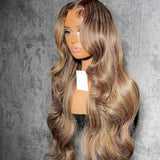 Raw Vietnamese Hair Highlight Color Body Wave 4x4 Lace Closure Wigs Human Hair 4/27# Colored 13x4 13x6 Hd Transparent Lace Frontal Wigs for Black Women（副本）