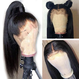 Pre Plucked Straight 360 Lace Wig Glueless HD Transparent Lace 180% Density