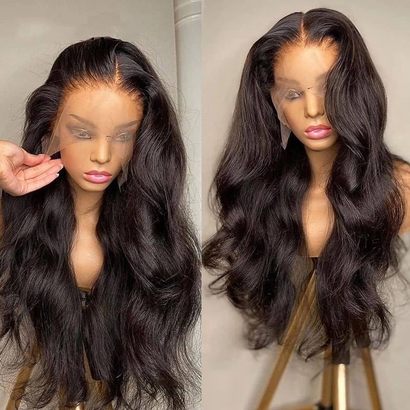 High Quality Body Wave HD 360 Lace Wig Pre Plucked Human Hair 180% Density