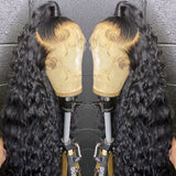 Deep Curly Wave Glueless 360 Lace Wig Pre Plucked High Quality 180% Density