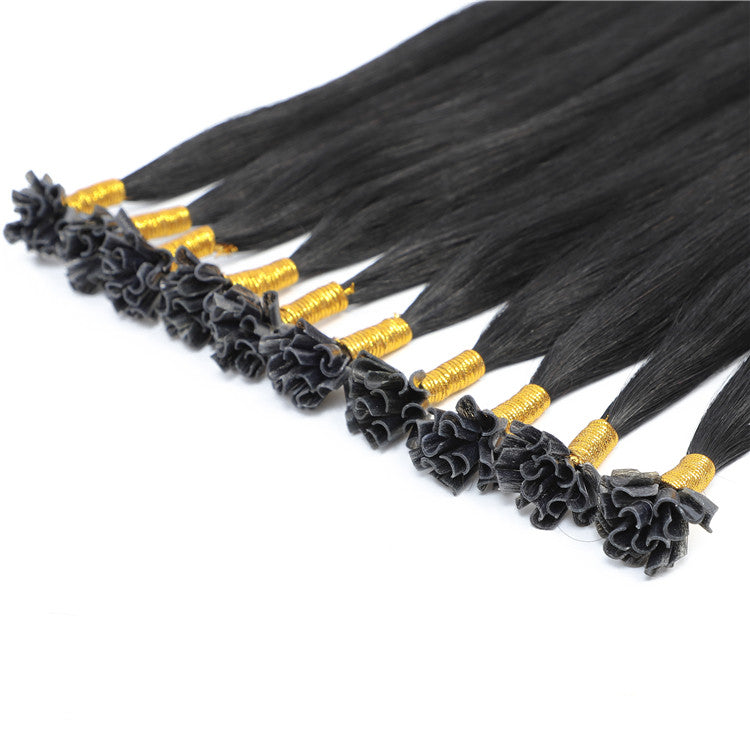 AMZHAIR New Arrival U-tip Human Hair Extensions Virgin Cuticle Aligned Malaysian Remy Hair