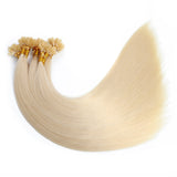 AMZHAIR New Arrival Keratin U-tip Human Hair Extensions Cuticle Aligned Virgin Hair Different Colors In Stock