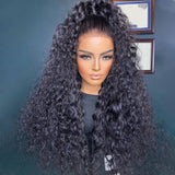Water Wave HD 360 Lace Wig Pre Plucked Super Quality Human Hair 180% Density