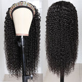 Affordable Kinky Curly Wave Headband Wig Soft Bouncy High Quality