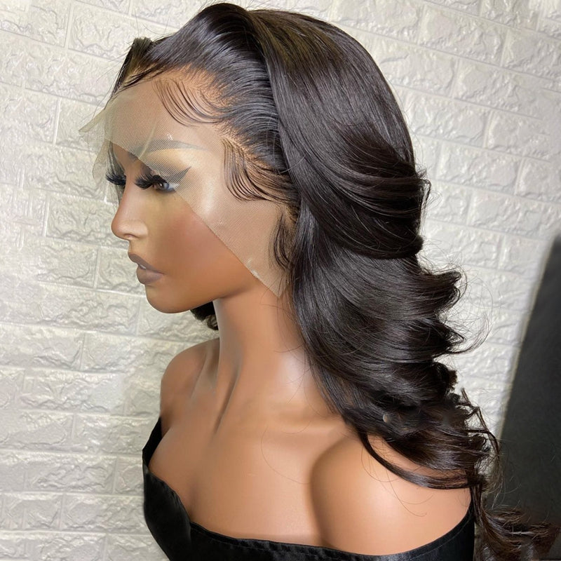Pre Plucked HD Lace Wigs 13X4 Lace Frontal Loose Wave Human Hair 180% Density