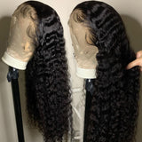Water Wave HD 360 Lace Wig Pre Plucked Super Quality Human Hair 180% Density