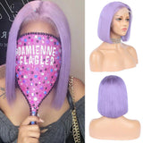 Wine Red 99J Short Bob Lace Front Wig Pink Blonde Red Purple Blue Color Lace Frontal Wig Pre Plucked