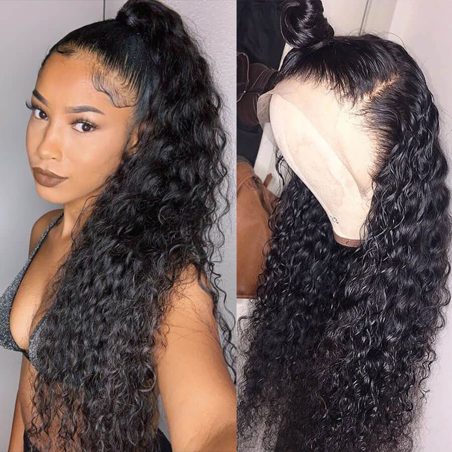 Perfect HD Pre Plucked Full Lace Wig Wet And Wavy Water Wave High Dens –  amzhair
